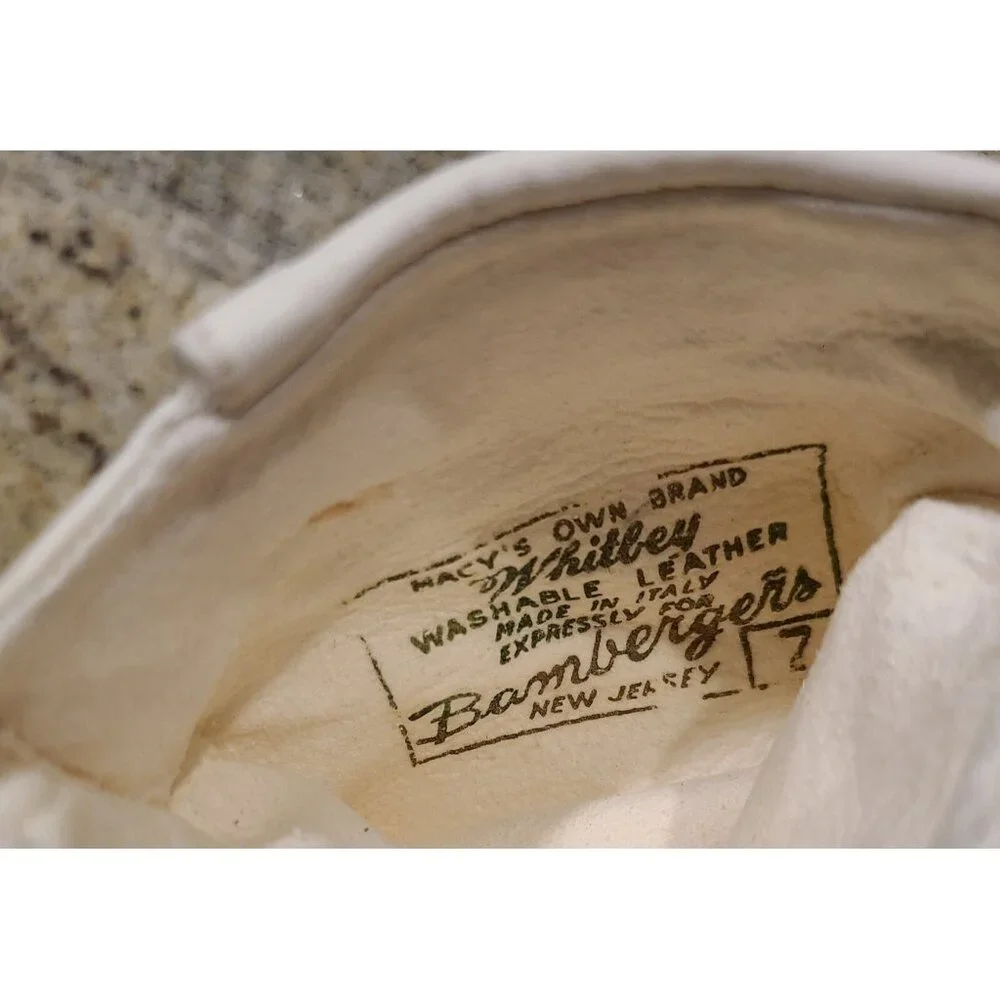 New! Vintage Size S 7 Cream Soft Leather Formal 11